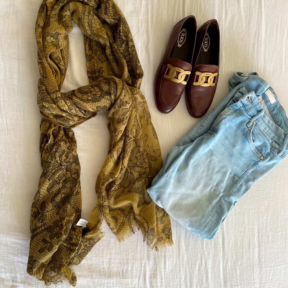Seventy 100% merino boho scarf